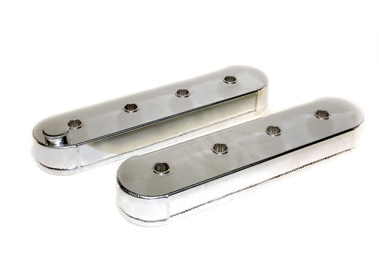 PRW 4034621 Race Fabricated  Billet Rail Polished Valve Covers GM LS Engines