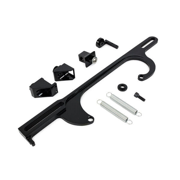 Holley 4150 4160 Carburetor Throttle Bracket Assembly Kit Black w/ Hardware