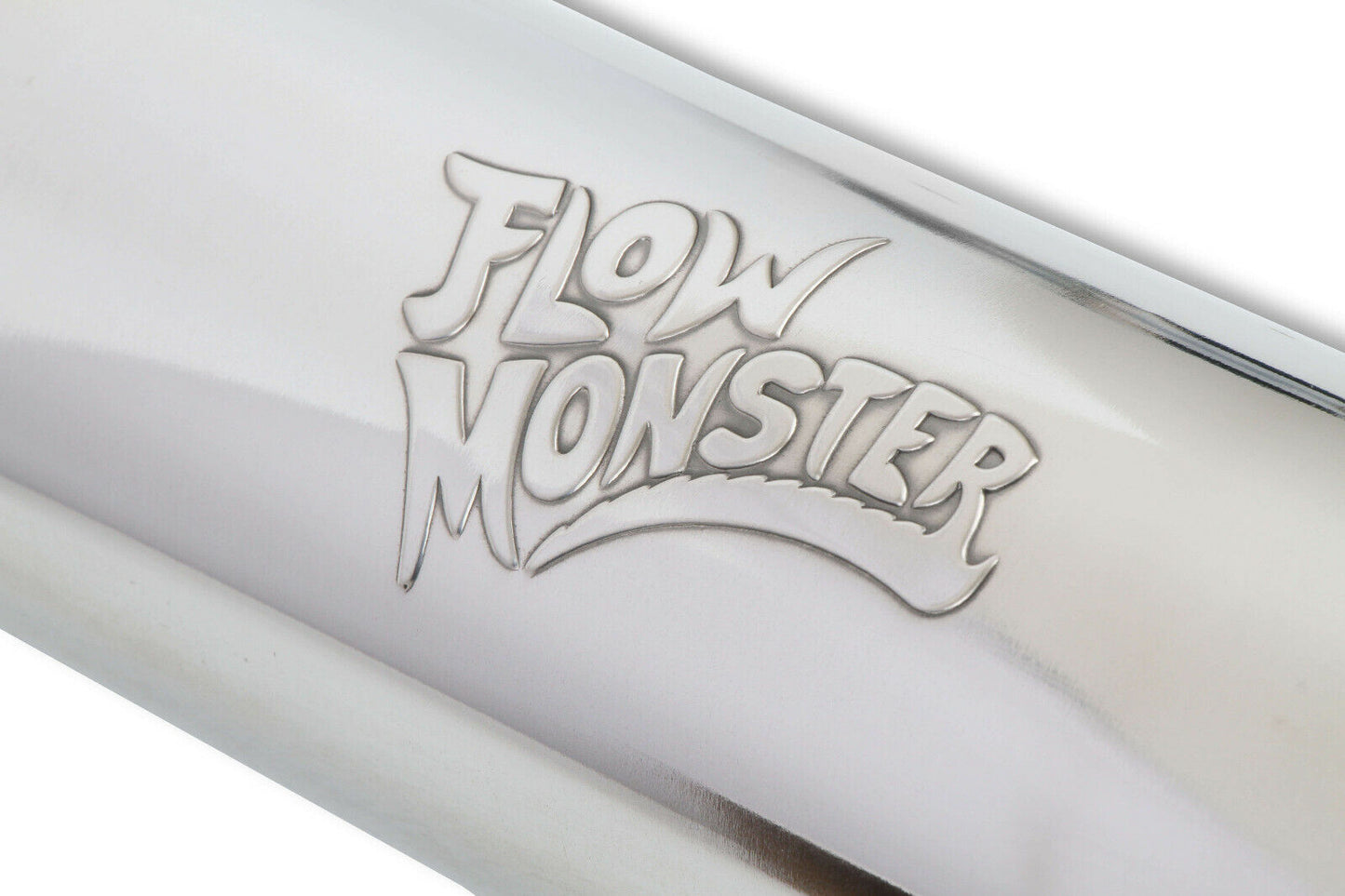 Flowmonster 14416-FM Polished Stainless Muffler 2.50" Inlet 2.50" Outlet