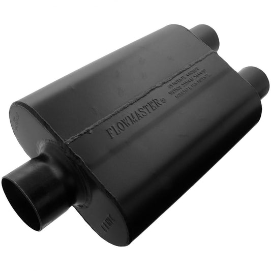 Flowmaster 9430452 Super 44 Delta Flow Muffler Center In 3"/Dual Out 2.5"