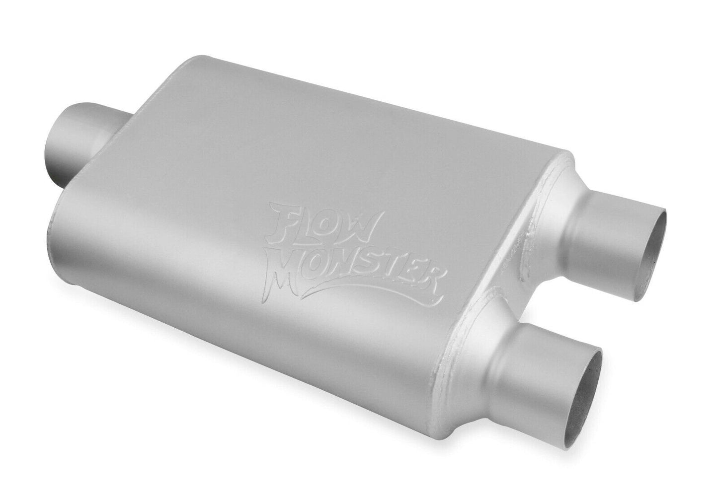 Flowmaster 430402-FM Flowmonster 2-Chamber  Muffler 3.0" Inlet Dual 2.50" Outlet