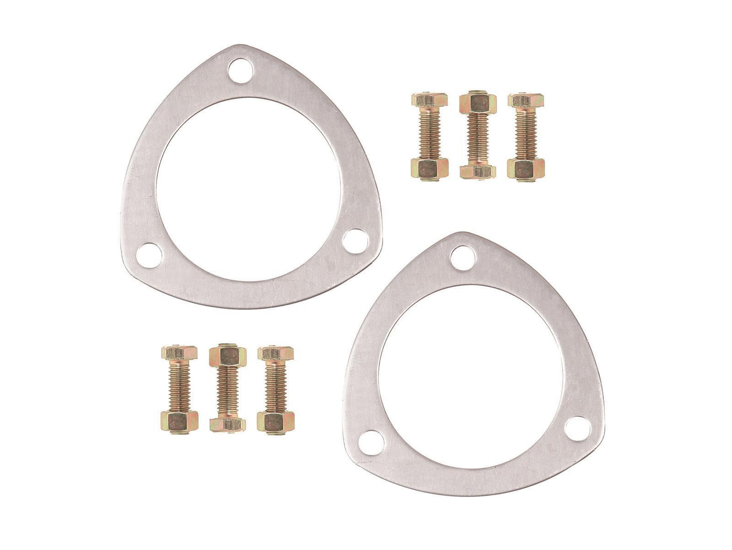 Mr Gasket 7420G  2.5" Aluminum Exhaust Collector Flange Gasket Set with Bolts