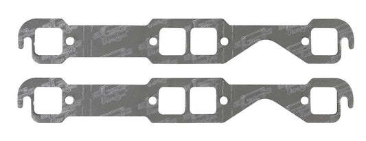 Mr Gasket 5900 Header Gaskets Small Block Chevy - 1.45" x 1.48" Square Port Pair