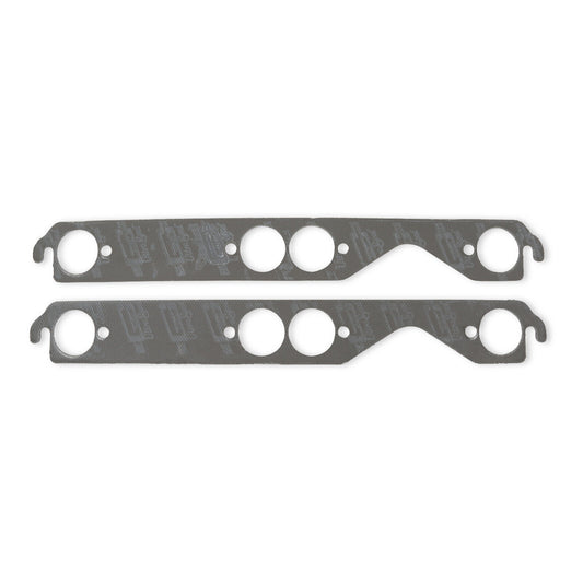 Mr Gasket 5902 Header Gaskets Small Block Chevy - 1.63" Round Port Pair