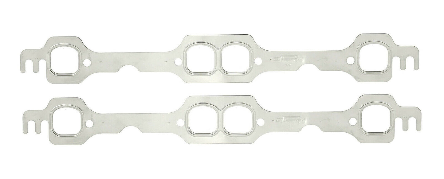 Mr. Gasket 4804G  MLS Stainless Header Gasket Set Small Block Chevy "D" Port