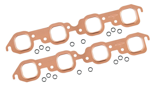 Mr Gasket 7158MRG Big Block Chevy CopperSeal Header Gasket Set Square Port