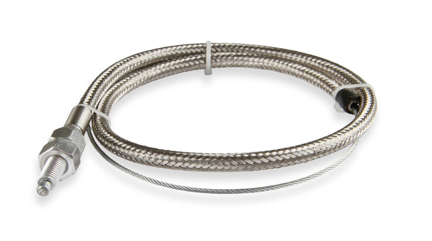 Mr Gasket 5657 Stainless Steel Throttle Cable 36 inch Universal