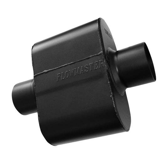 Flowmaster 842515 Super 10 Muffler 2.5" Center Inlet/Outlet 409S Stainless Steel