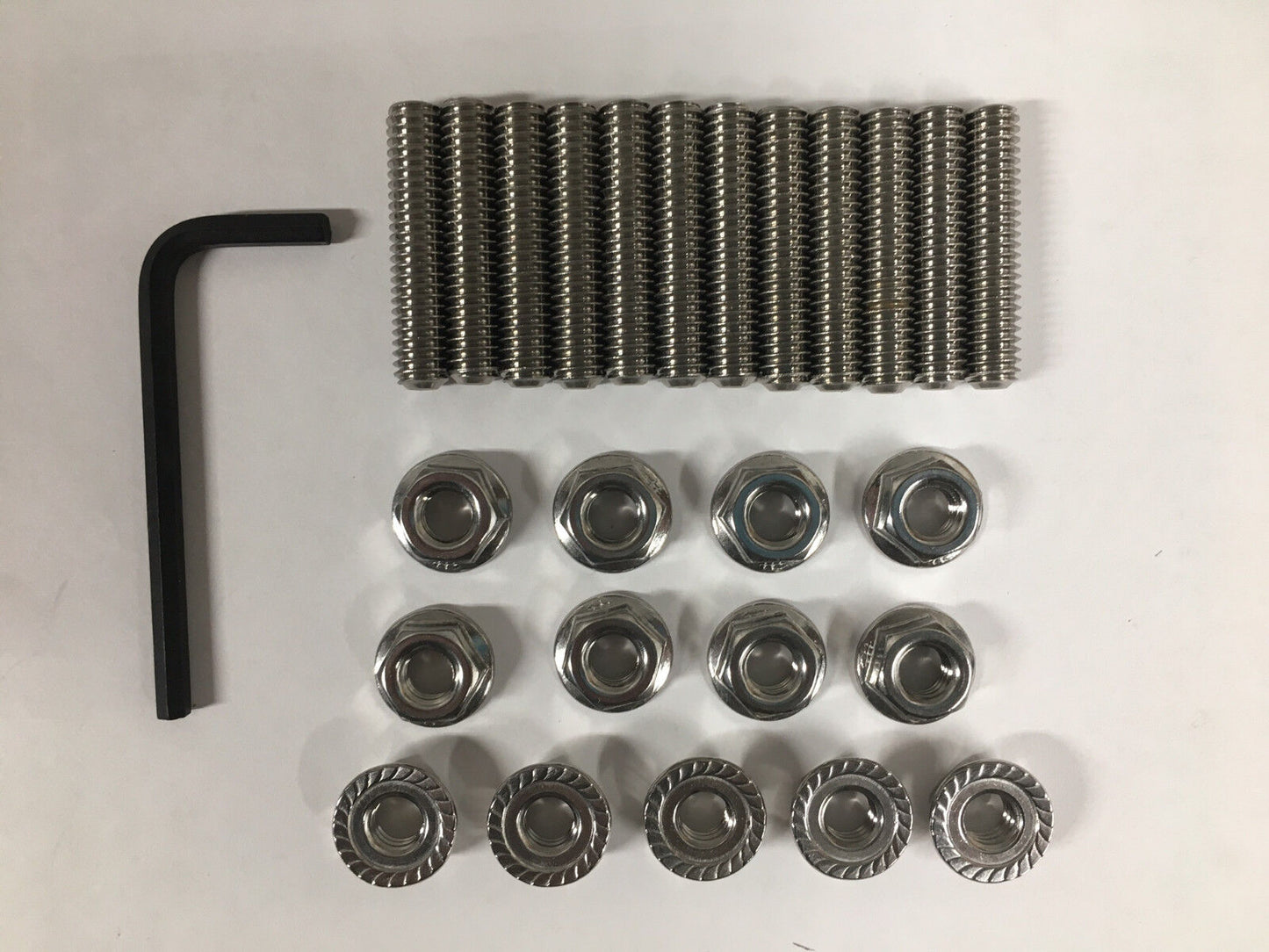 Stainless Steel Stud KIt GM TH350 TH400 with Aluminum Pan with Allen Wrench